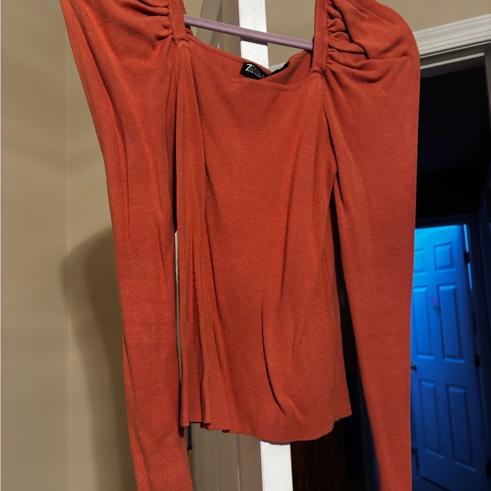 Avenue Women's Rust Blouse